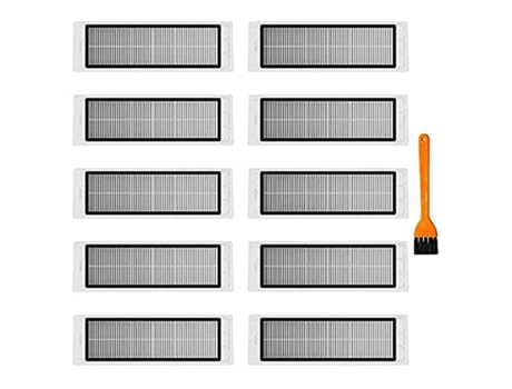 Kit de accesorios de filtro Hepa para aspiradora robótica Xiaomi Roborock S4 S5 S6 E4 E20 E25 E35 S50, 10 filtros Hepa