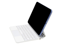 Teclado HALINUIA compatible con iPad A16 de 11.ª generación (blanco) (2025)