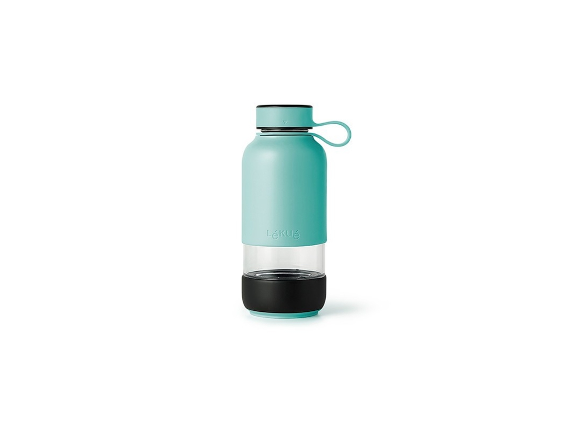 Botella de Vidrio Turquesa - To Go LEKUE