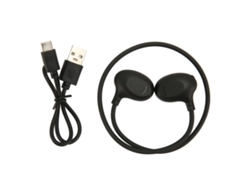 Audífonos Inalámbricos Bluetooth De Conducción Ósea Para Deportes Al Aire Libre, Supraaurales, Color Negro