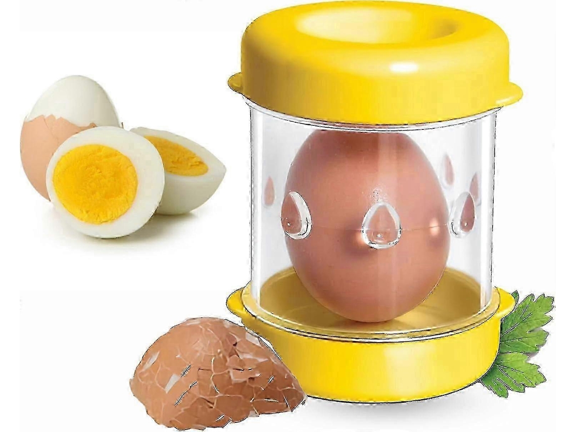 Pelador de huevos portátil manual rápido, separador de cáscaras de huevos cocidos, máquina mágica increíble, elimina cáscaras de huevo - Yvan Rosewell