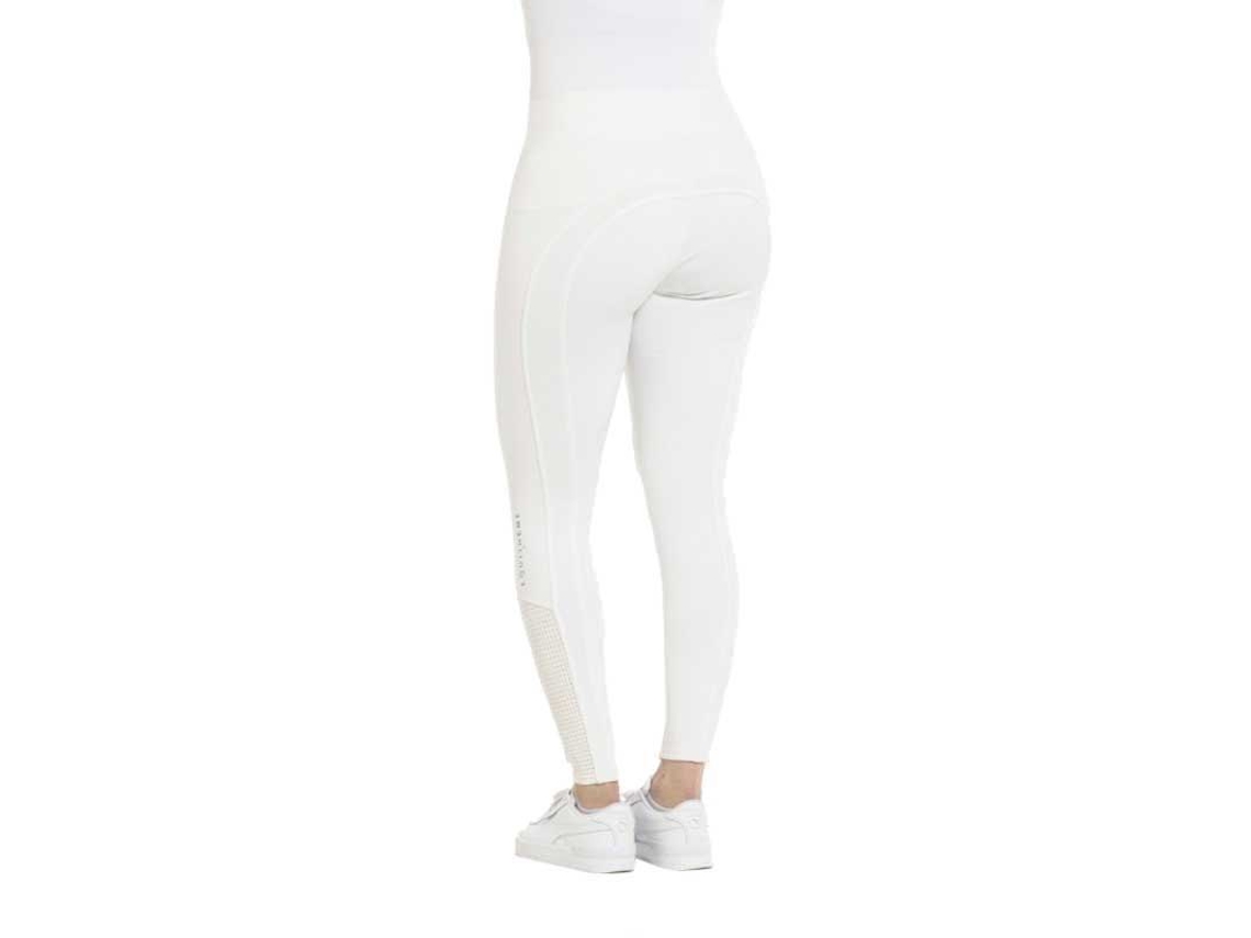 Calça de Montar com Assento de Silicone Brigitte Branco 34Equitheme