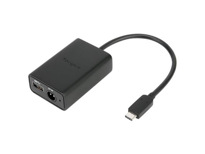 Cable Adaptador TARGUS ACA41EUZ USB-C USB A/DC Negro
