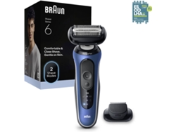 Máquina de Afeitar BRAUN Series 6 62-B1200S (Autonomía 60 min - Recargable)