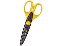 Tijera de Contorno WEDO Corte Serrado Longitud: 160 Mm Naranja