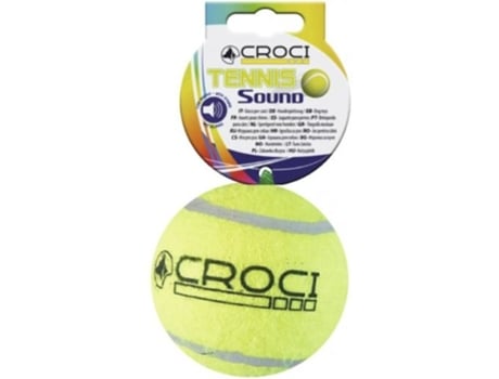 Pelota Tenis Con Sonido 6,5 Cm CROCI