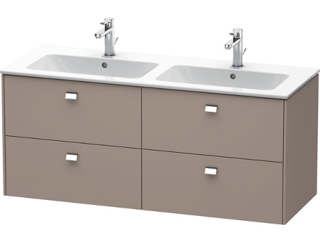 Mueble alto de pared DURAVIT Brioso 129,0 x 47,9 cm con 4 cajones incl. hueco para sifón y delantal para lavabo ME by Starck 233613