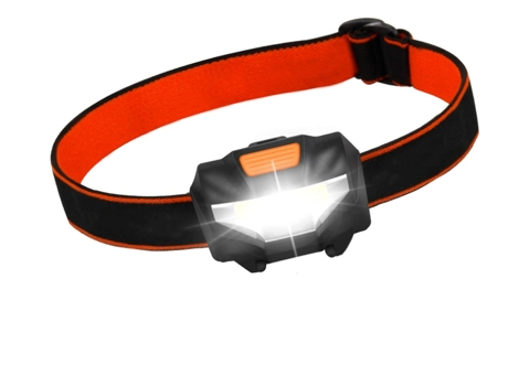 Linterna frontal, linterna frontal LED súper brillante y liviana con 3 modos de iluminación, linterna frontal LED impermeable alimentada por baterí...