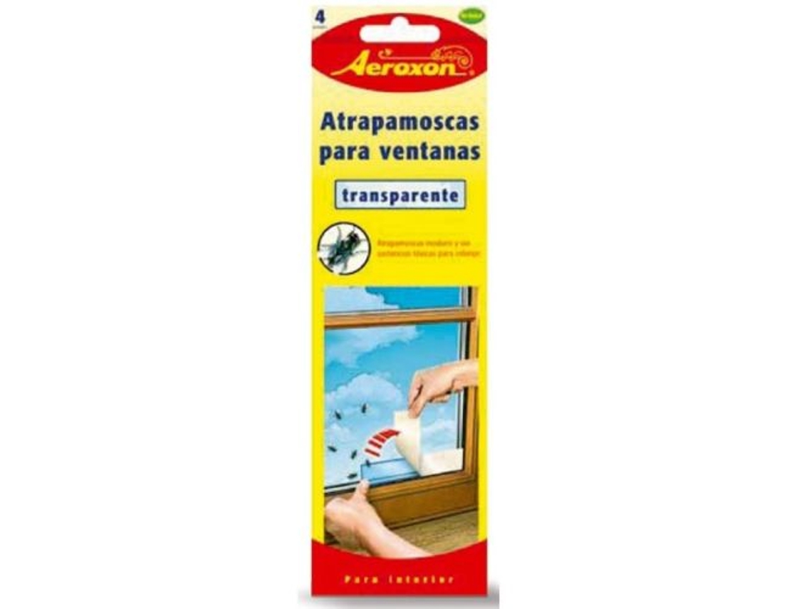 Flytrap transparente para Windows AEROXON Pack 4 tiras