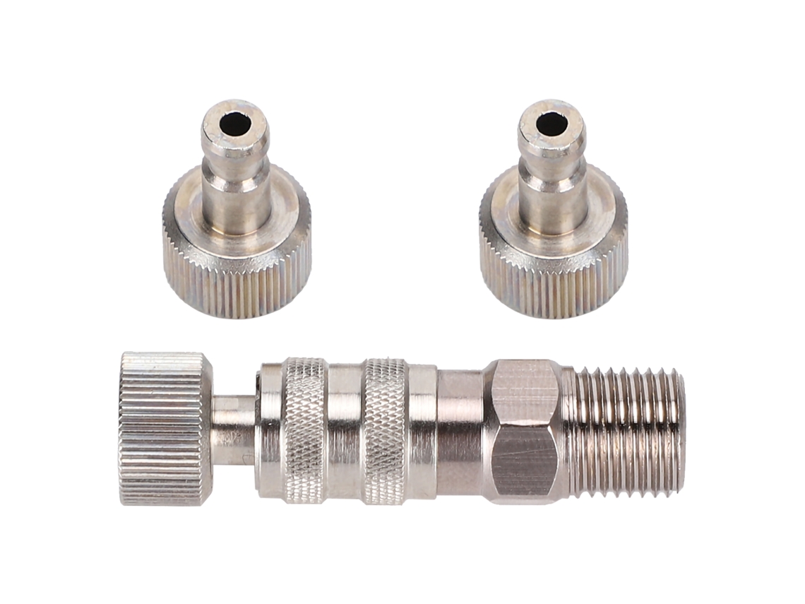 Adaptador Profesional De Latón De Conexión Rápida Para Aerógrafo, Compatible Con Mangueras Y Compresores De Aire.
