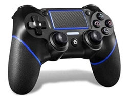 Controlador para PS4, controlador inalámbrico para Playstation 4 / Pro / Slim / PC, controlador de juegos con pantalla táctil con vibración
