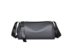 Bolso de hombro para hombre (gris), diseño sencillo, gran capacidad, moderno y versátil.