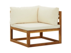 Sofás Modulares De Esquina Con Cojines 2 Uds Madera De Acacia Wsd874432