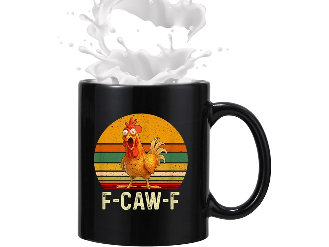 Caneca De Galinha - Caneca De Cerâmica De 350ml Para Bebidas Quentes E Frias