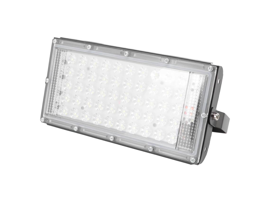 2026-luz De Inundación Led 50w Ip66 Impermeable 6000k Ajuste 180 Grados Para Jardín Balcón Exterior