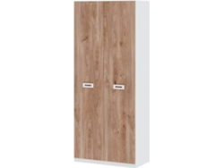 Armario MUEBLAM Nieve Roble Melamina (99x232x50 cm)