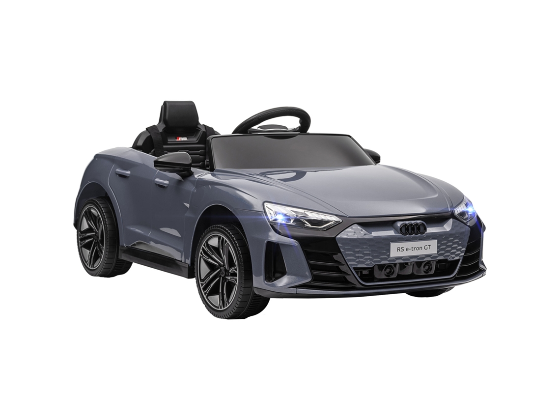 Coche Eléctrico Infantil Audi Rs E-tron Gt Con Mando A Distancia, Gris, 103x58x41