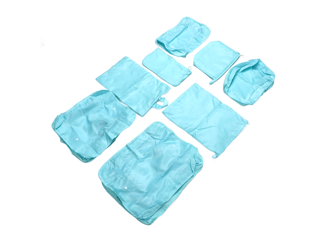 8 bolsas de equipaje plegables de lona Oxford para viajes de negocios.