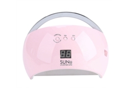 Lámpara De Uñas Uvled De 48 W Con Sensor Automático Y Temporizador De 30 S/60 S/99 S Para Curado De Gel - Rosa