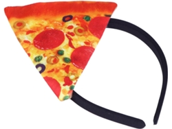 Diadema Pour Cabello De Pizza Orange, Serrage-tête Ligero Y Cómodo, Accessoire Déguisement