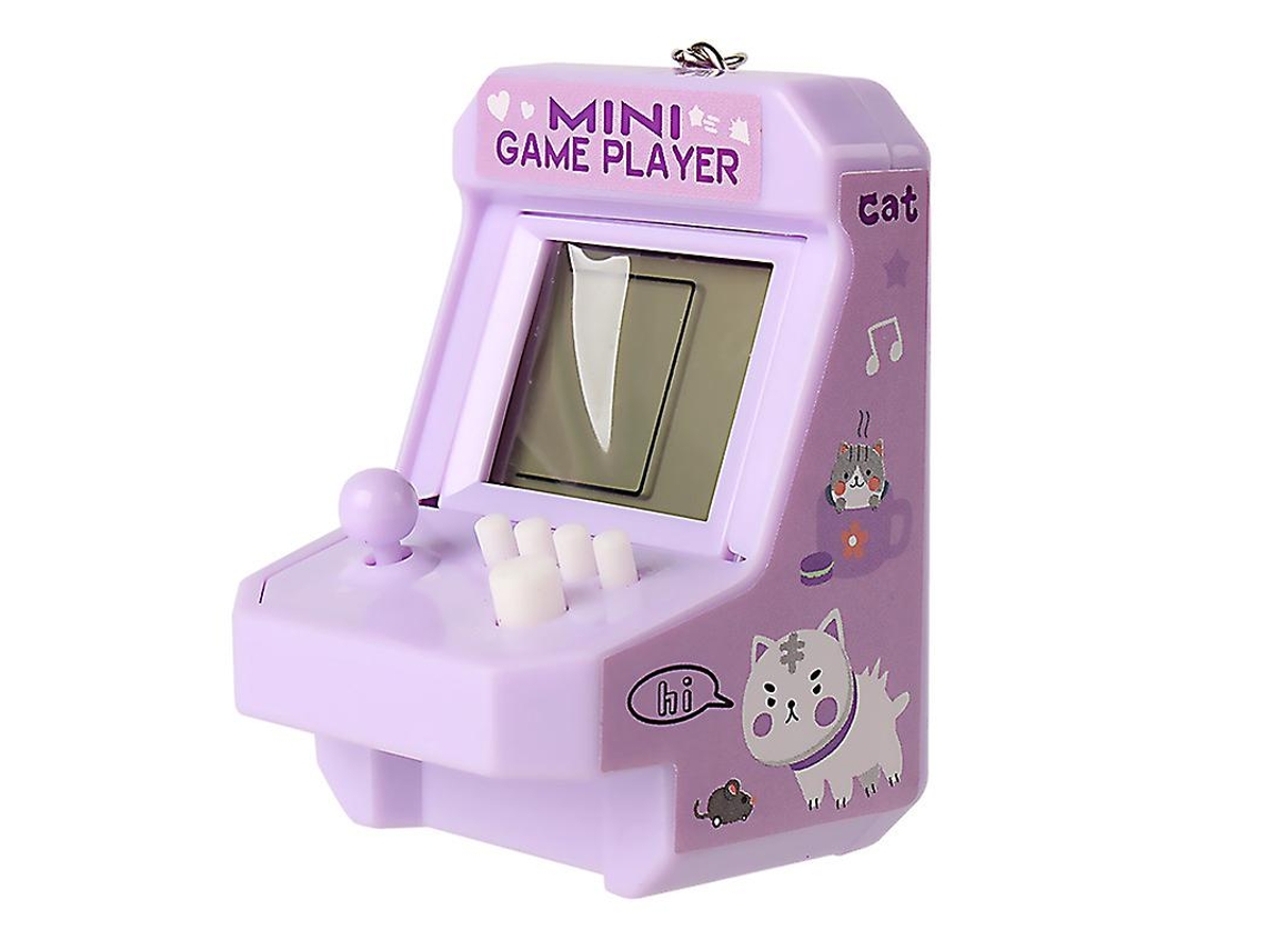 Mini Consola De Juegos Portátil Con Llavero Para Niños Rompecabezas De Mano Retro Arcade