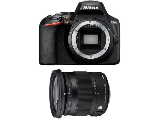 Kit Cámara Réflex NIKON D3500 + Sigma 17-70