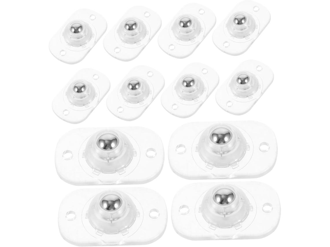 Ruedas 12 Autoadhesivas Rotación 360 Grados Muebles,