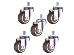 Ruedas Goma 38 Mm 50 Mm Giratorias Para Muebles Ideal Para Uso