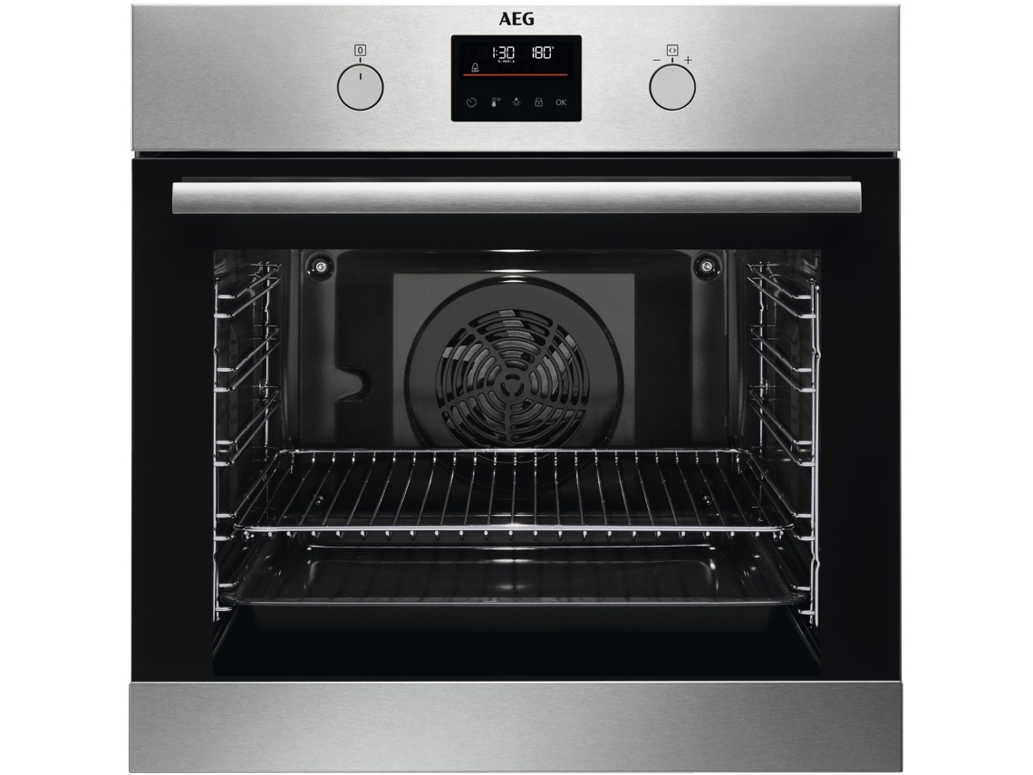 Horno AEG BPB331161M (72 L - 59.4 cm - Pirolítico - Inox)