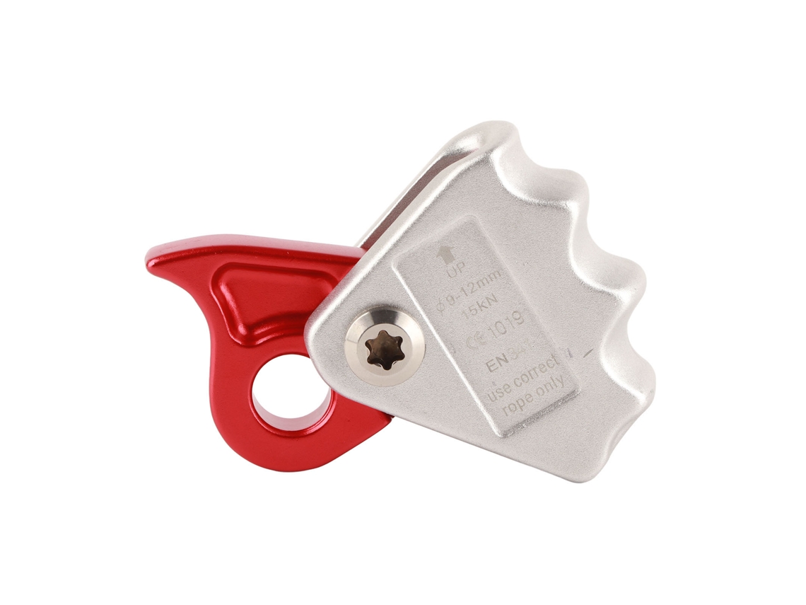 Abrazadera Para Cuerda De Escalada Con Anillo De Seguridad, Cierre Ligero Y Duradero Para Cuerdas De 9-12 Mm.