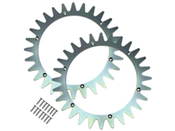 H0i Tlya-01 2 Piezas De Púas Para Cortacésped Yardforce Sa Sc Se Mr Series L0o Con 14 Tornillos Autorroscantes