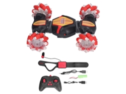 -coche Rc De Acrobacias Con Sensor De Gestos 4wd 2.4g Control Remoto Doble Cara Juguete Off Road Para Niños Rojo