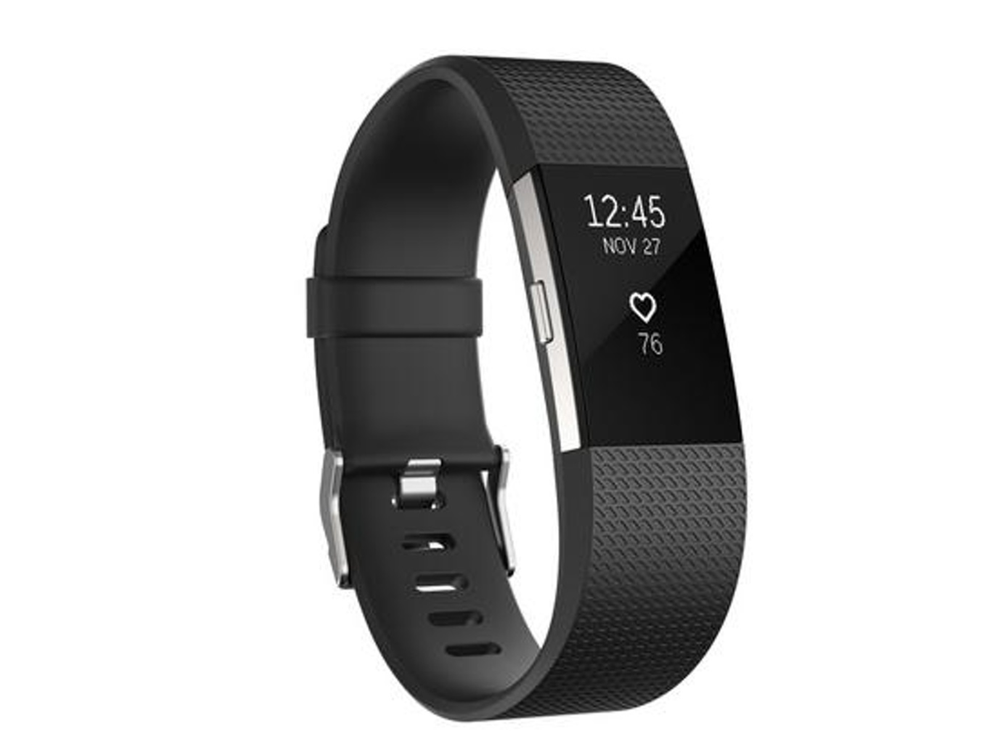Pulsera de Actividad FITBIT Charge2 (Bluetooth - Hasta 5 días de autonomía - Resistente al agua - Plata)
