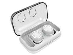 Earbuds Twins Headset Smart BISBISOUS True Wireless Bluetooth Blanco