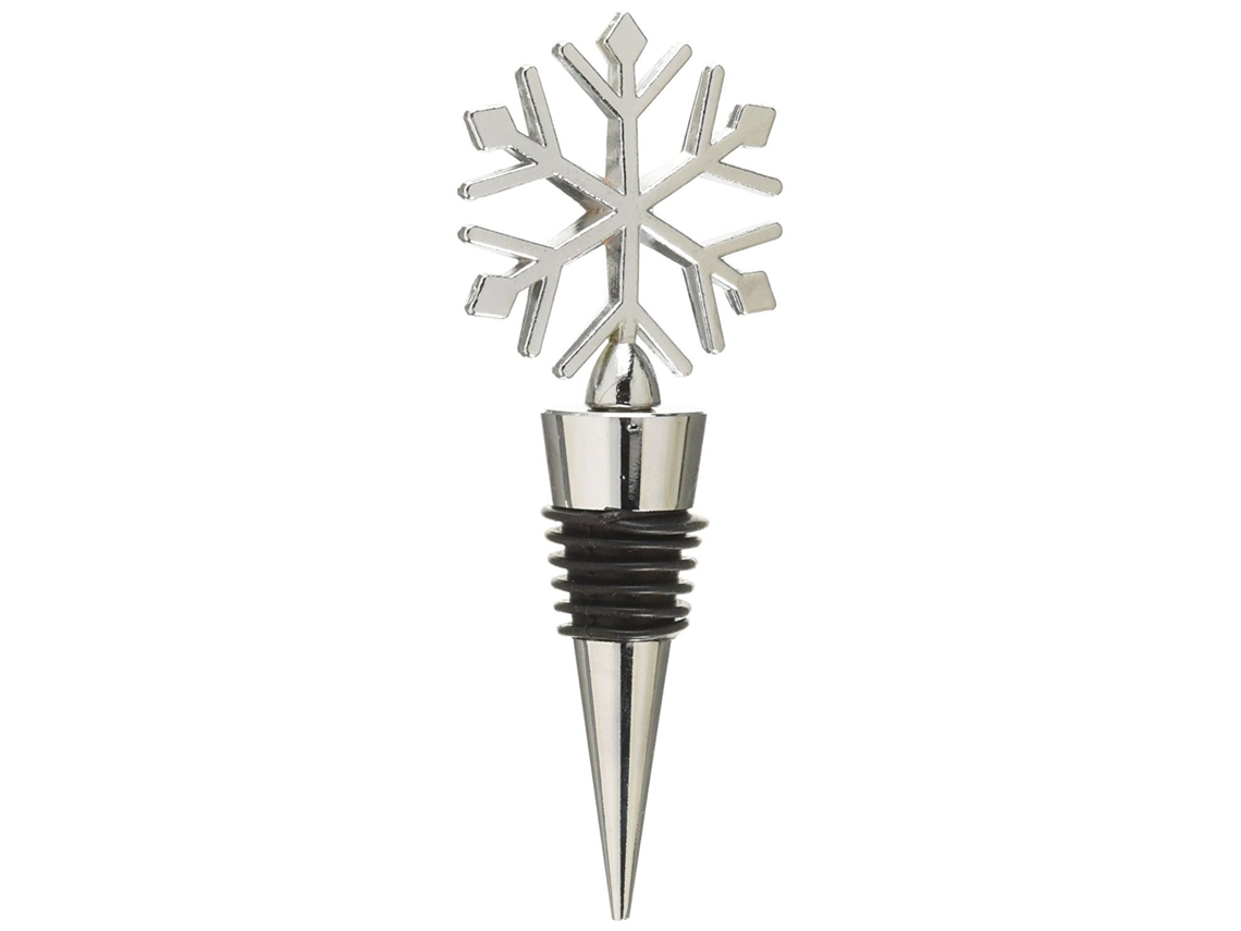 VVJIJILLY Tampas Para Garrafa De Vinho Com Design De Floco De Neve Elegante, 18 Unidades