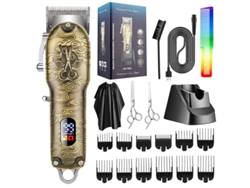 Máquina Cortar Cabelo Recarregavel6 JL-EIGHT LM-106Aouro