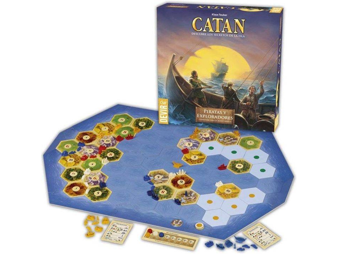 Juego de Mesa DEVIR Catan Piratas Y Exploradores