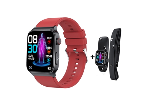 Smartwatch, pantalla grande de 1,92 pulgadas, modo multideporte, apto para Android y iPhone, Negro CHRONUS