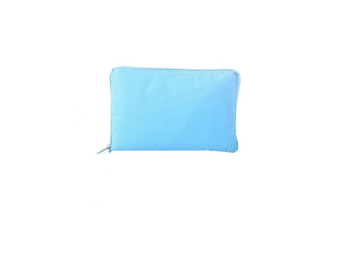 Bolsa de compras reutilizable y ecológica, duradera, plegable y de gran capacidad, GOKOCO (azul)