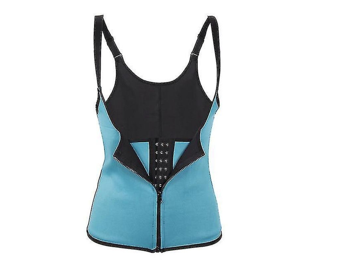 Corsé Ajustable Con 3 Ganchos Y 1 Cremallera, 6 Varillas De Acero Para Control Abdominal Y Entrenamiento Deportivo.