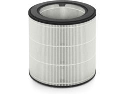 Filtro de repuesto para purificador de aire compatible con AC0820/30. Elimina gérmenes, polvo y alérgenos. Chenilla plateada (FY0194/30).