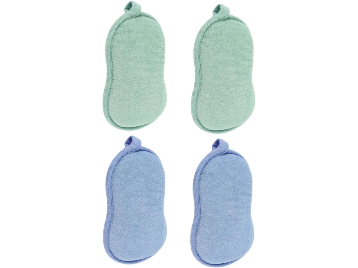 Juego de 4 toallas de baño cómodas y prácticas.