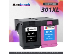 Cartucho de tinta remanufacturado compatible 2bk1c-aecteach para impresoras HP 301 301xl Deskjet 1050 2050 3050 2150 1510 2540