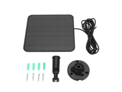 Panel solar de 12 W para timbre IP66 con soporte ajustable de 360°, cargador para timbres de video CSP5W de 2, 3 y 4 pulgadas.