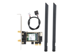 Para Tarjeta Inalámbrica De Escritorio Intel 9260ngw Pci E Banda Dual 2.4g 5g Bt 5.0 Antena 8dbi