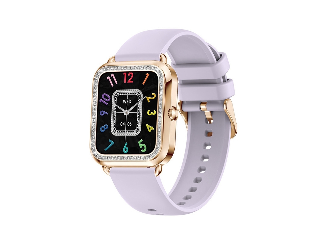 Smartwatch 1 59 Pulgadas 25 Horas Batería De Larga Duración Ip67 Resistente Al Agua Morado YEMAESRE