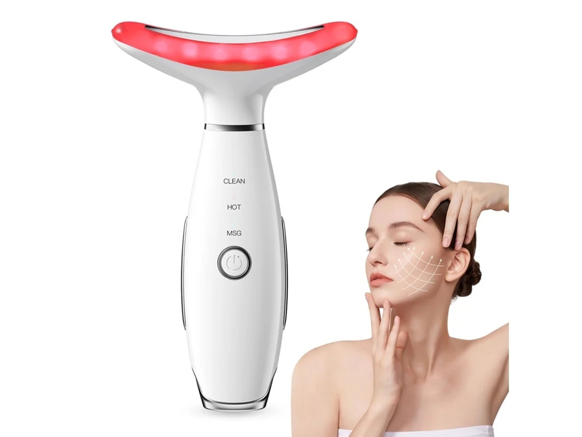 Masajeador Facial De Cuello Masajeador Facial Portátil 3 En 1 Herramienta De Escultura Facial Dispositivo Facial Doméstico Para Cuidados Con Yizhood