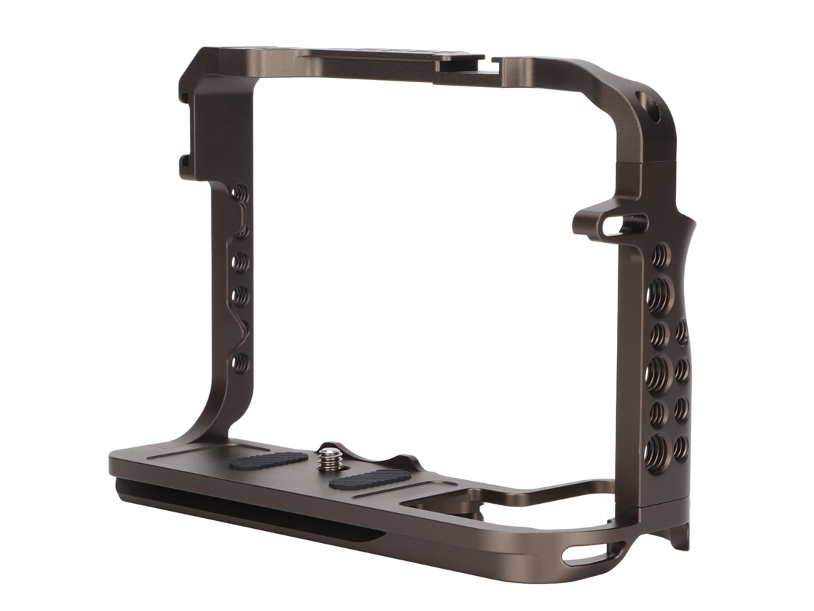 Jaula Para Cámara Pu3069gt De Aleación De Aluminio Para Eos R5 R6 Con Soporte Para Accesorios De Fotografía.