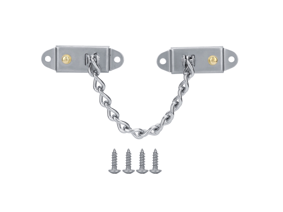 Candado De Cadena Antirrobo De Acero Inoxidable Para Puertas Y Ventanas - Protección Infantil