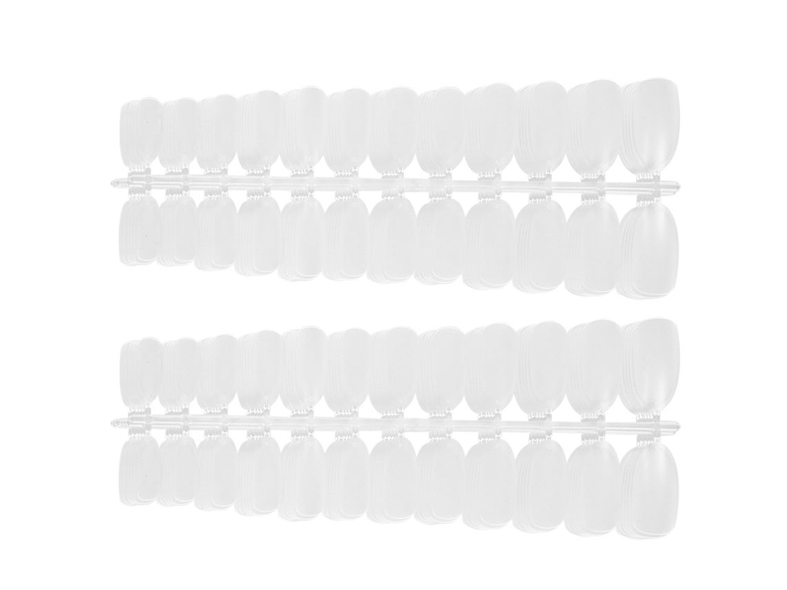 Omni-288 Uñas Falsas Planas Profesionales Para Arte De Uñas Manicura Tips Full Ballet